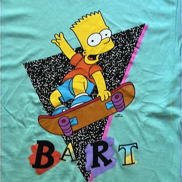 Bart Simpson Graphic T-shirt mens size large. 100% Cotton. - Picture 2 of 4